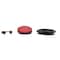 Truck-Lite Super 44, Led, Red, Round, 6 Diode, Stop/Turn/Tail, Black Grommet Mount Forget S.S.,  44030R3 - alternate 1